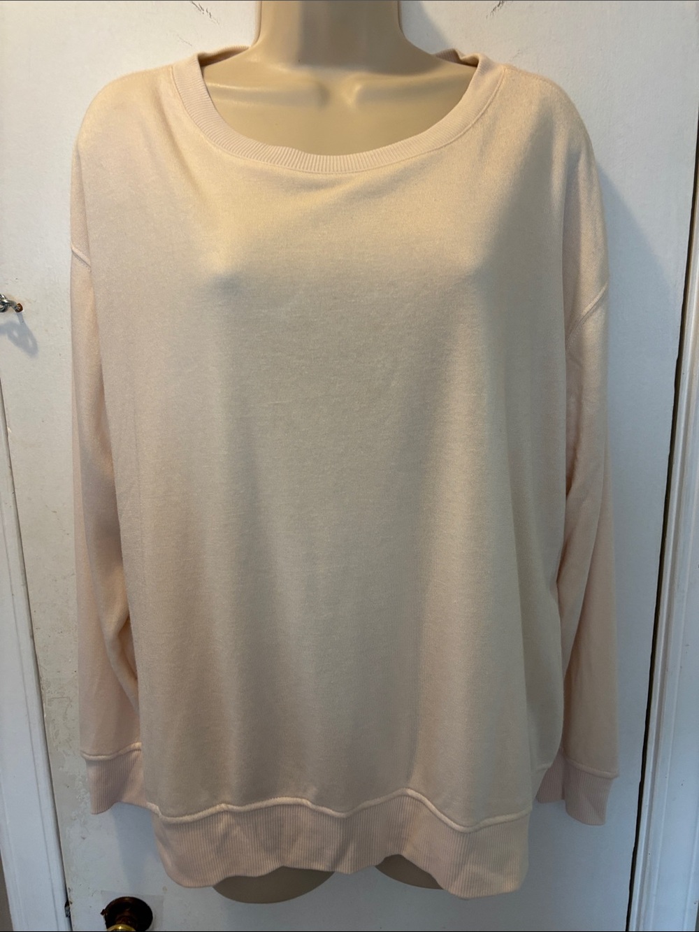 NWT Jane + Delancey large pink sweatshirt with scrunchie NEW 26-321